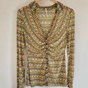 Free People Shirtee Long Sleeve Top